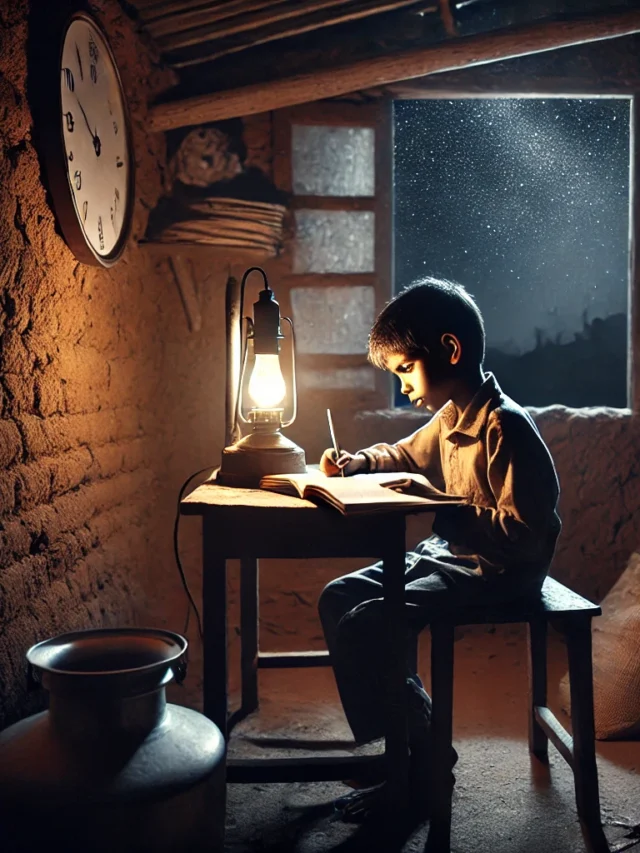 -a-young-student-in-a-rural-village-studying-late-at-night-under-difficult-circumstances