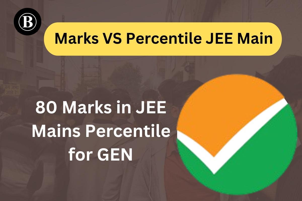 80 Marks in JEE Mains Percentile for GEN