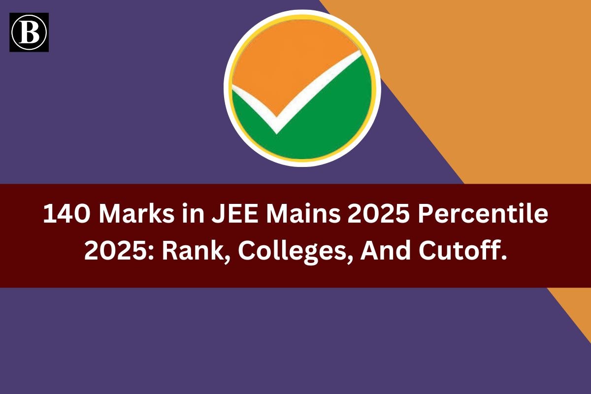 140 Marks in JEE Mains Percentile