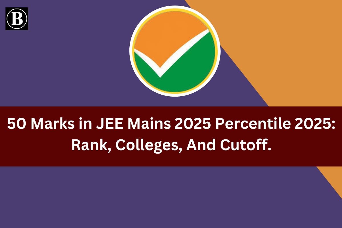 50 Marks in JEE Mains Percentile