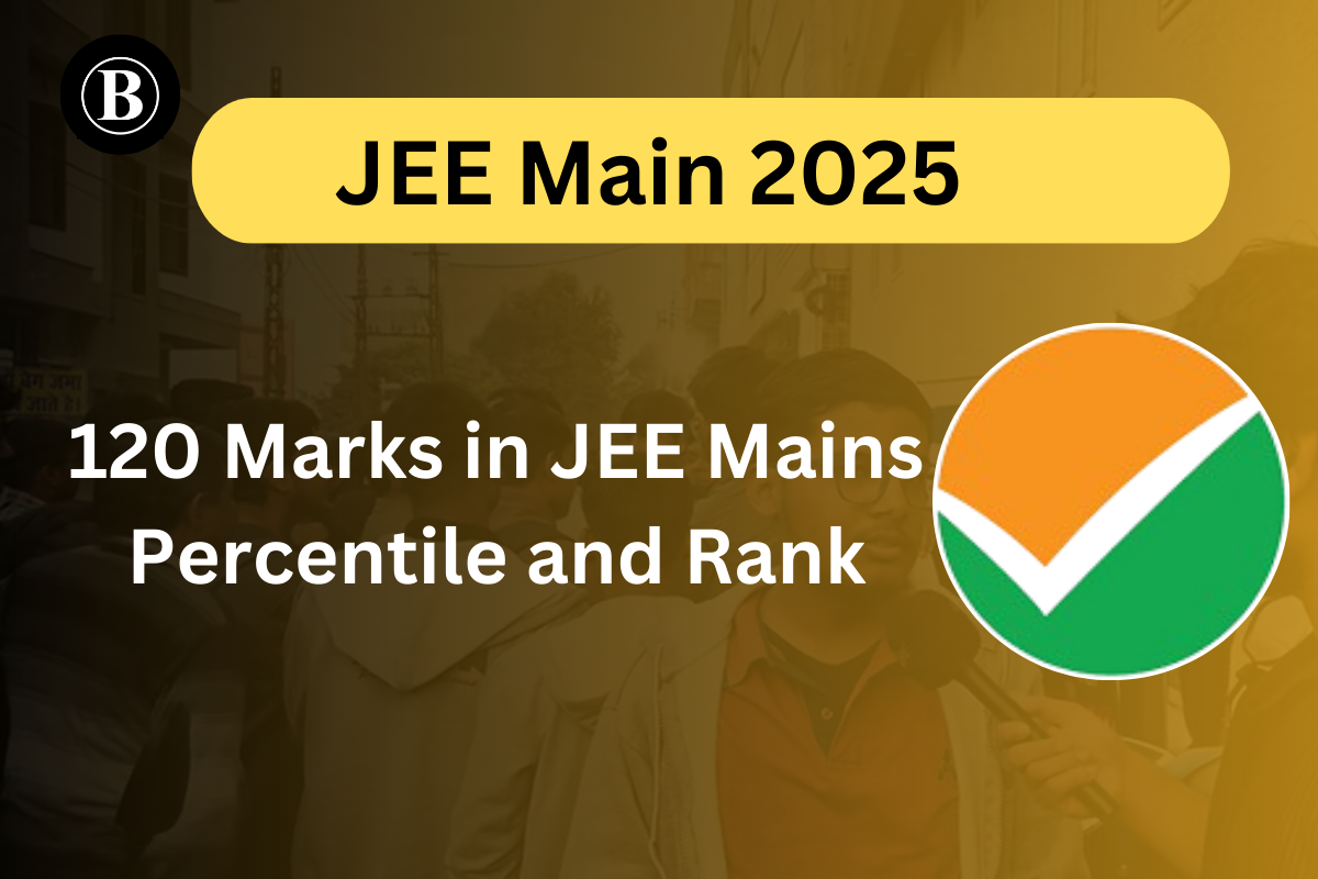 120 Marks in JEE Mains Percentile