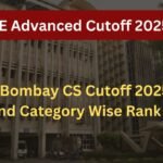 JEE Advance cutoff 2025 off IITB