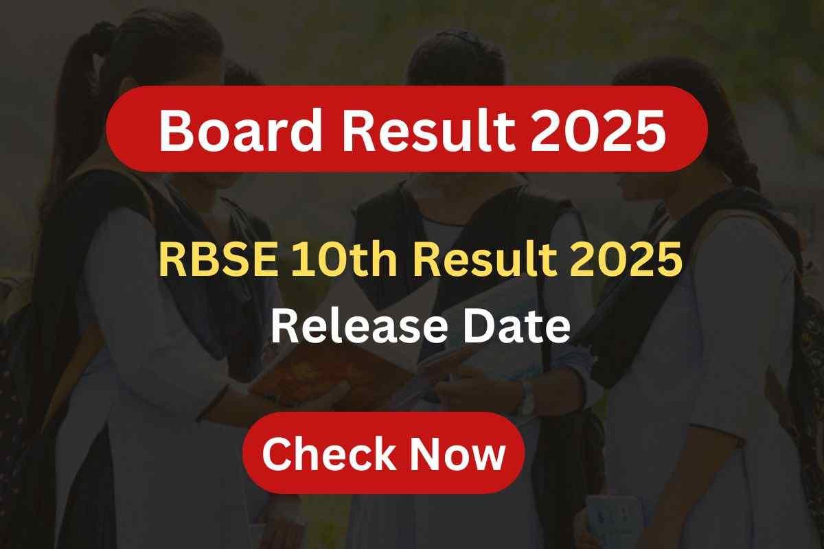 RBSE 10th result 2025