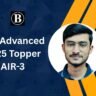 JEE Advanced 2025 Topper AIR 3