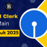 SBI Clerk Mains Result 2025