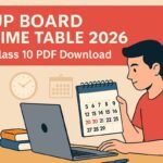 UP Board Time Table 2026 Class 10