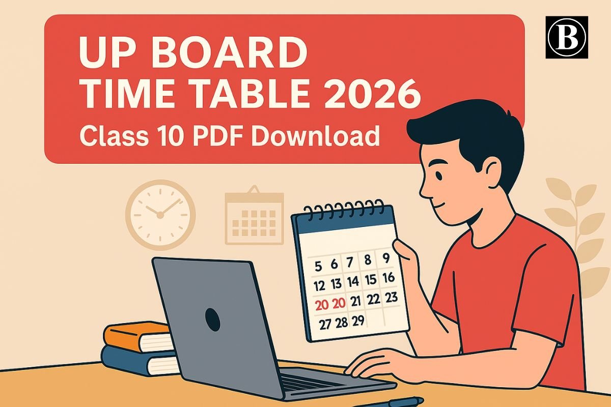 UP Board Time Table 2026 Class 10
