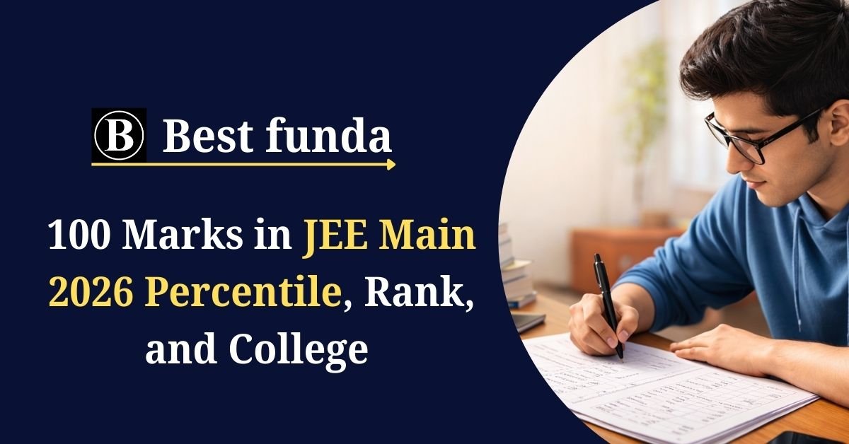 100 Marks in JEE Main 2026 Percentile
