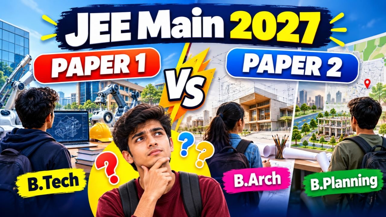 JEE Main 2027 Paper 1 vs Paper 2