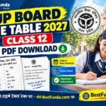 UP Board timetable 2027 Class 12